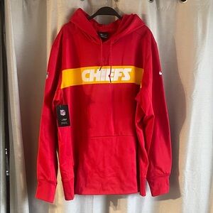Nike Chiefs Red and Yellow Hoodie